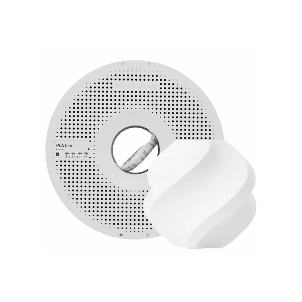 Filamento Impressora 3D Pla Lite Bambu Lab 1.75mm 1kg - Linha A18 Branco A18-W0