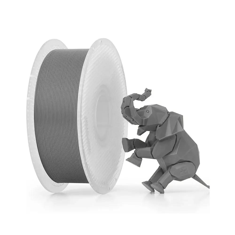 Filamento Impressora 3D Pla Basic Bambu Lab 1.75mm 1kg, Tecnologia Rfid Linha A00 Cinza A00-A0