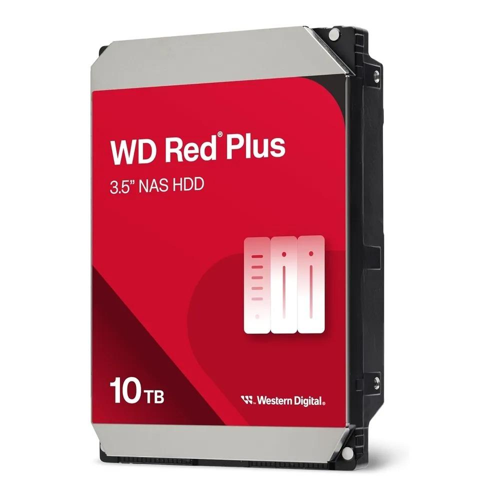 Hard Disk SATA III 10TB 7200RPM 512MB Cache WD Red Plus 3,5" para NAS