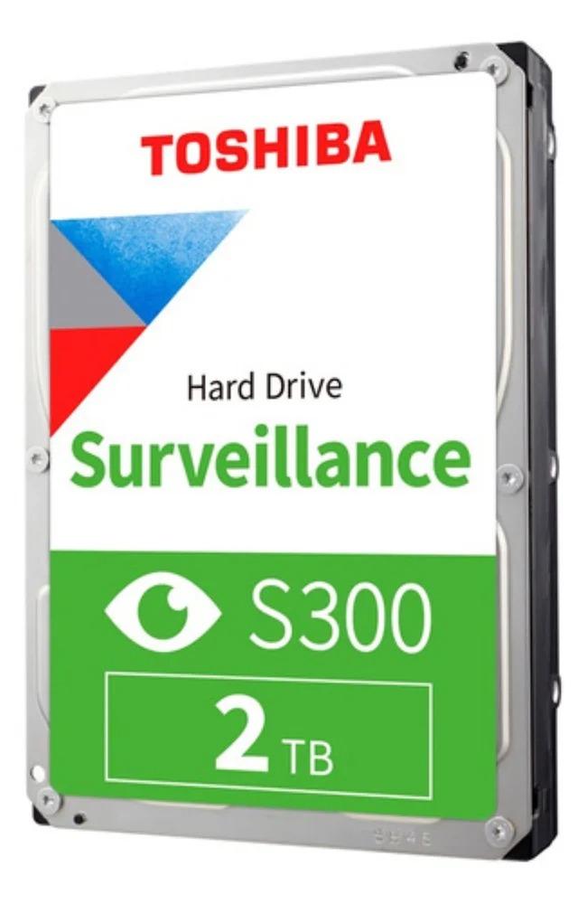 Hard Disk Toshiba 2TB S300 SATA III 5400RPM 128MB 3,5" para DVR