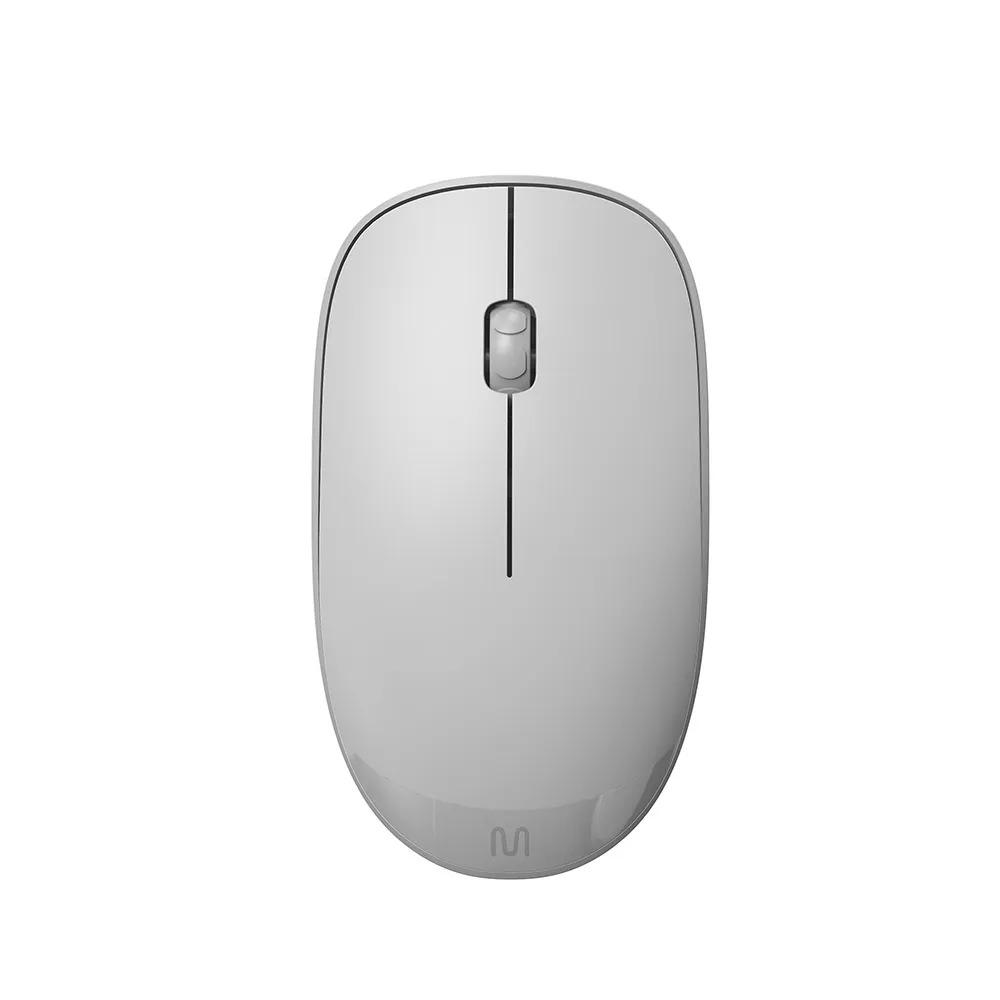 MOUSE SEM FIO SLIM CONEXÃO USB 1200DPI 3 BOTÕES BRANCO MO341 - MULTILASER