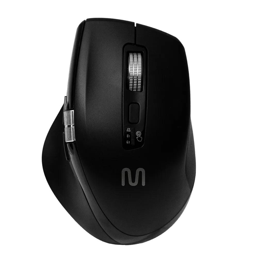 MOUSE SEM FIO 2.4GHZ ATE 3000 DPI MS2000 7 BOTÕES MO406 PRETO USB - MULTILASER