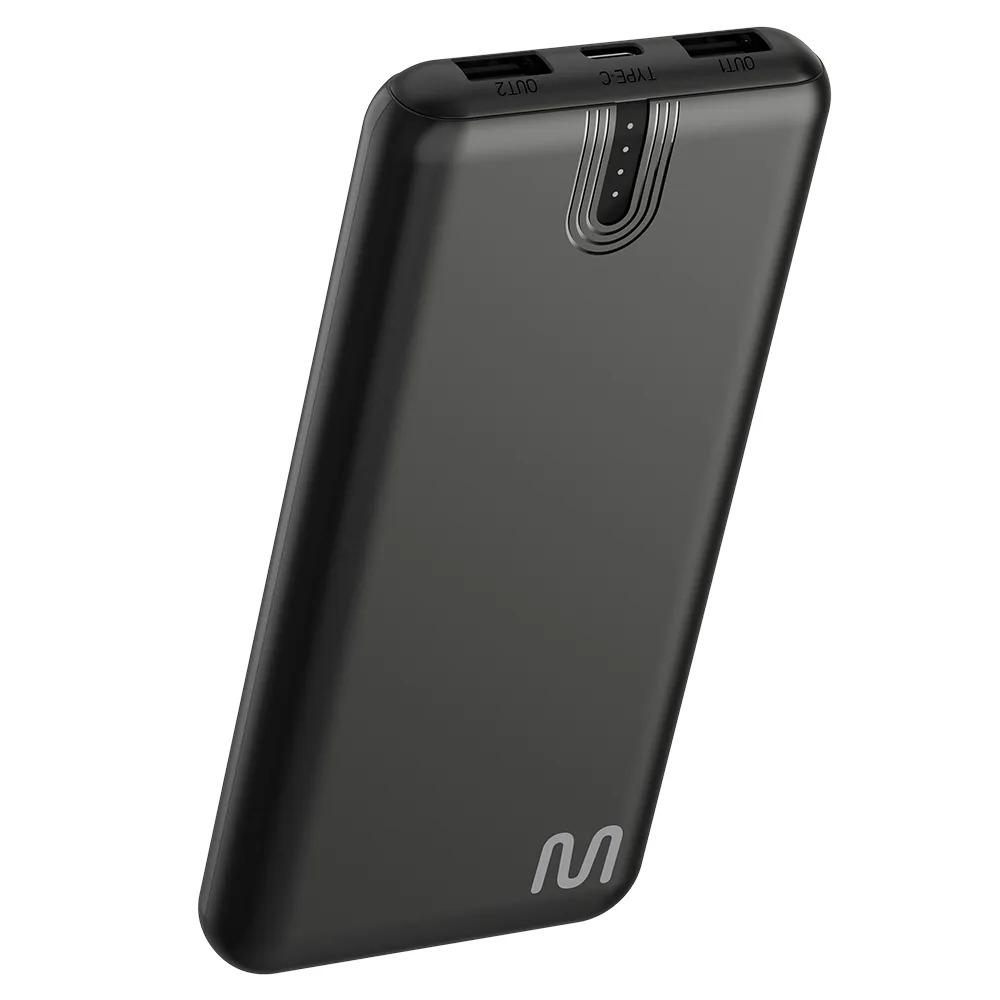 CARREGADOR PORTATIL 10000MAH SEM FIO CB173 PRETO - MULTILASER