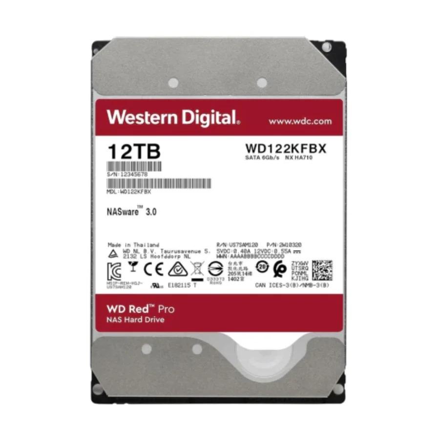 HARD DISK SATA III 12TB 7200RPM 512MB CAHCE 3,5" WD RED PRO NAS