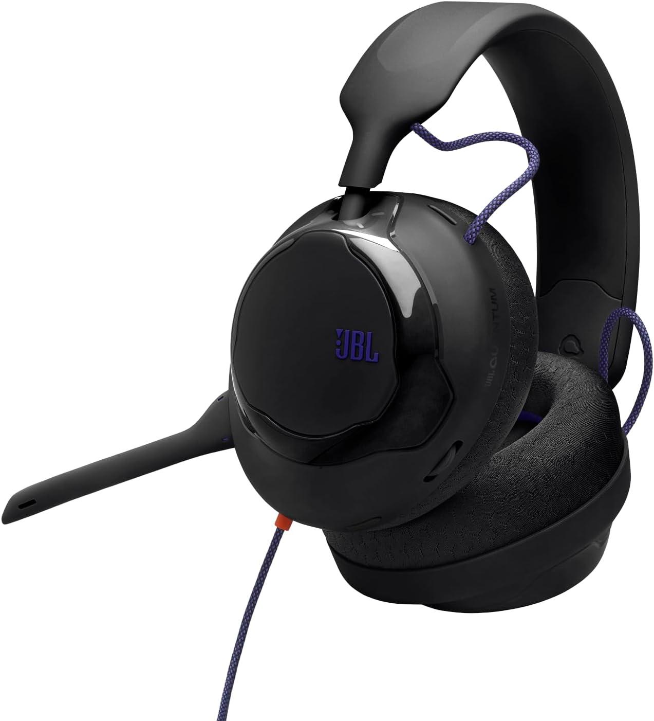 Headset Gamer JBL Quantum 120 Preto, 50mm, Multiplataforma, Mic. Removivel, JBLQTUM120BLK