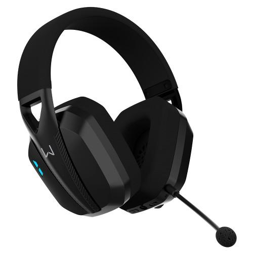 HEADSET GAMER SEM FIO WARRIOR BALDER BLUETOOTH/USB/P3 MICROFONE REMOVIVEL PRETO - PH704