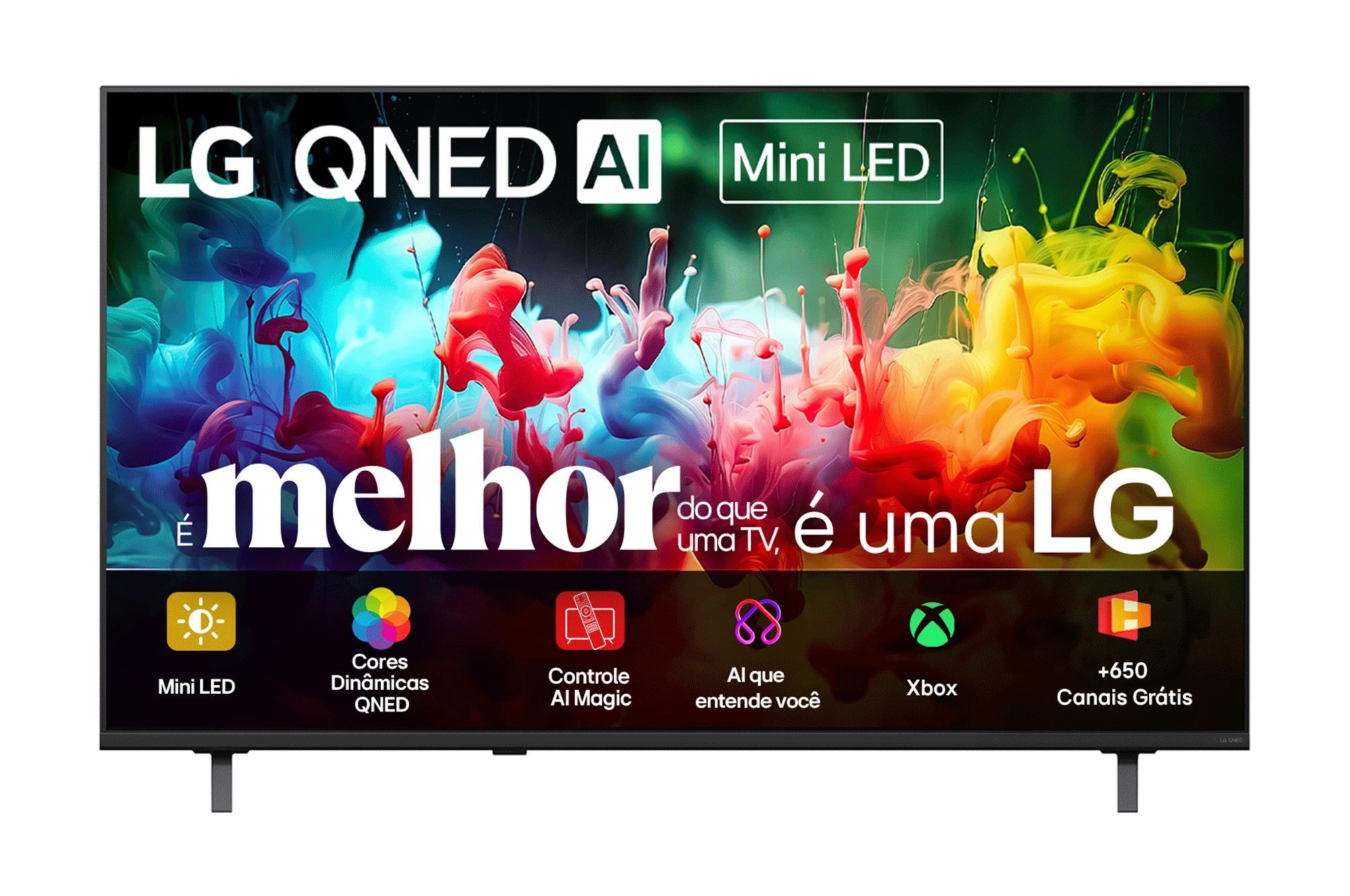 SMART TV LG 65" 4K UHD QNED MINI LED AI WEBOS 26