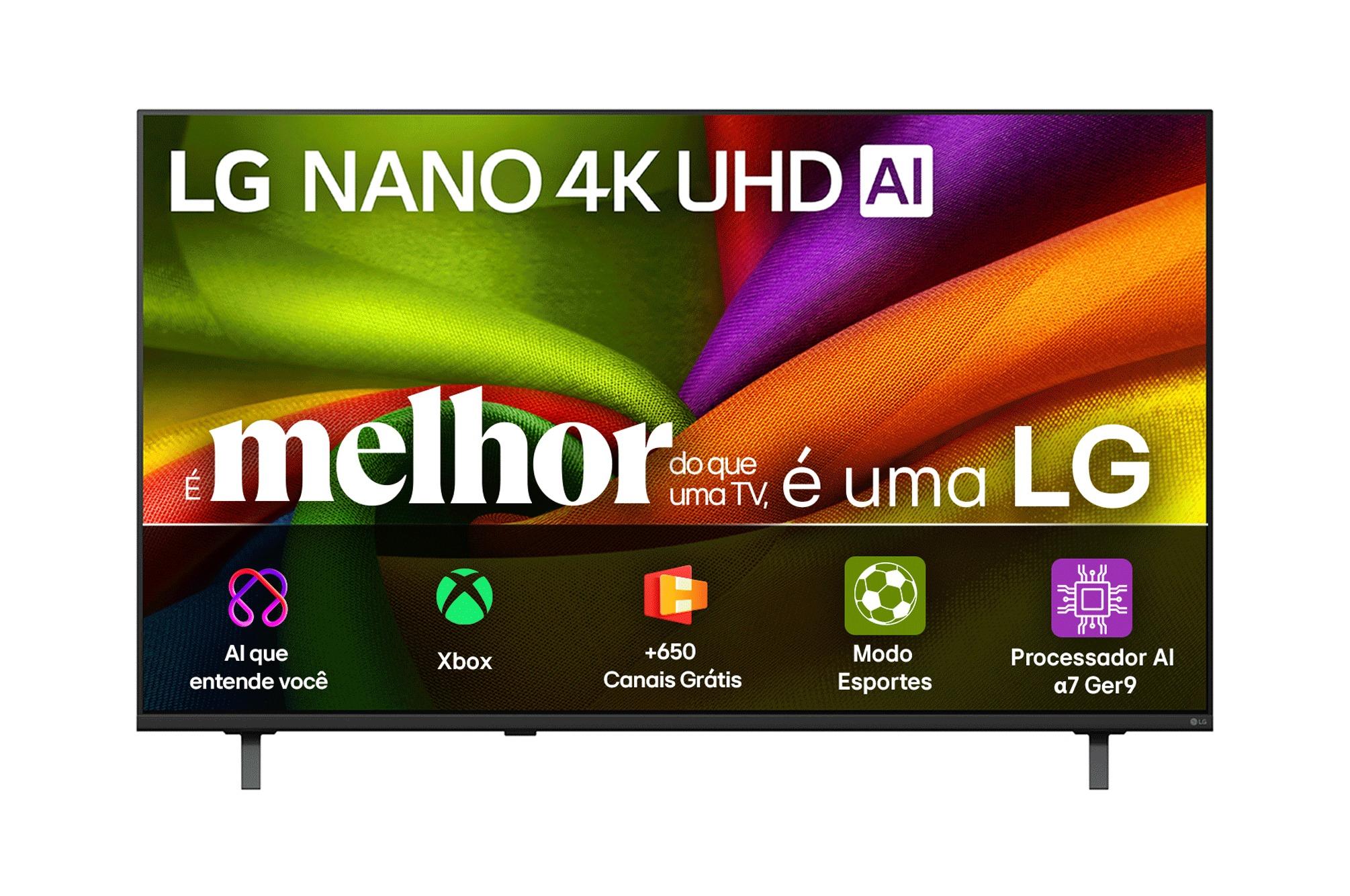 Smart TV LG 43" NANO 4K UHD AI NU850 2026 43NU850BPSA