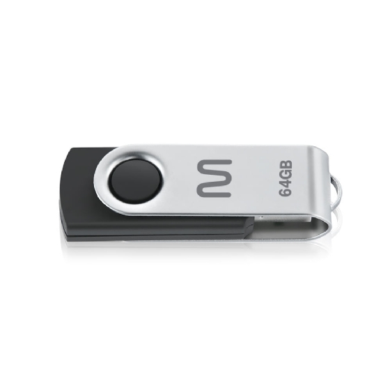 Pen Drive 64GB Twist 2 Preto - Multilaser