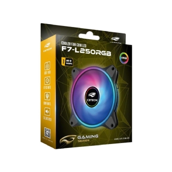 Cooler Fan RGB 12cm com LED Multicolorido - C3Tech