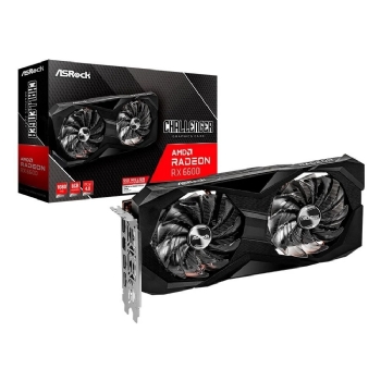 Placa de Vídeo AMD Radeon RX 6600 8GB GDDR6 Asrock Challenger HDMI/DP