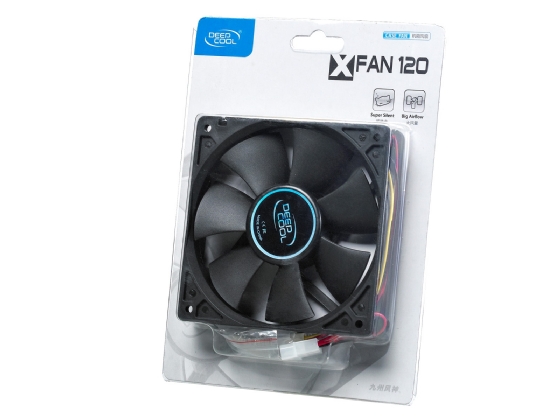 Cooler Fan para Gabinete 120mm Deepcool Xfan 120 Preto sem LED