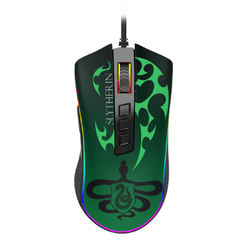 Mouse Gamer Redragon Harry Potter Cobra RGB Special Edition Slytherin 12400dpi Preto e Verde