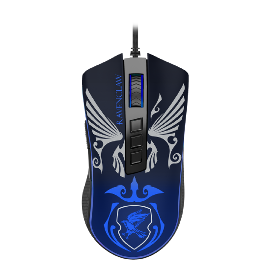Mouse Gamer Redragon Harry Potter Cobra RGB Special Edition Ravenclaw 12400dpi Preto e Azul