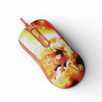 Mouse Gamer AKKO One Piece Luffy 12400dpi 5 Botoes Programaveis