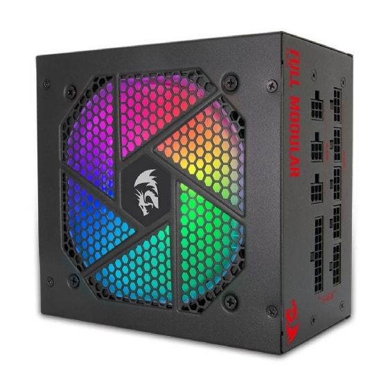 Fonte ATX 750W 80 Plus Gold Full Modular RGB Redragon