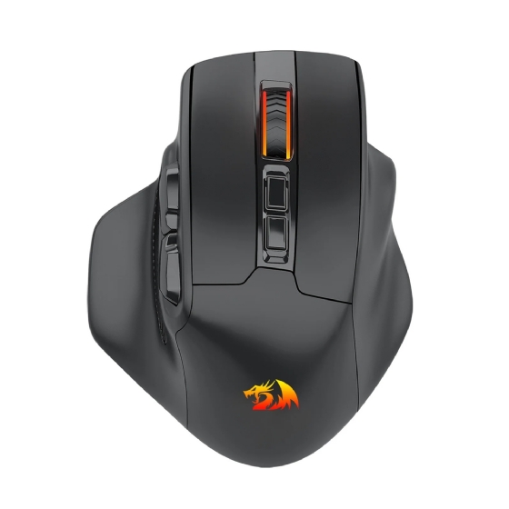 Mouse Gamer sem Fio Redragon Bullseye Pro, RGB, Wireless/Bluetooth, 26000dpi, 7 Botoes Programaveis