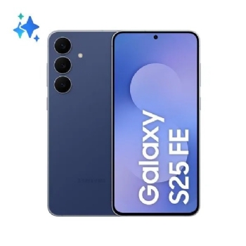 Smartphone Samsung Galaxy S25 Fe 5G, 256GB, 8GB RAM, Câmera 50+12+8, 6.7" 120Hz IP68 Azul Marinho
