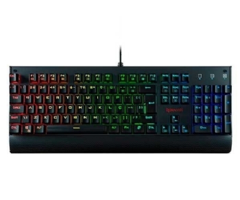Teclado Gamer Mecânico Redragon Kala RGB, Switch Red, ABNT2 - Preto