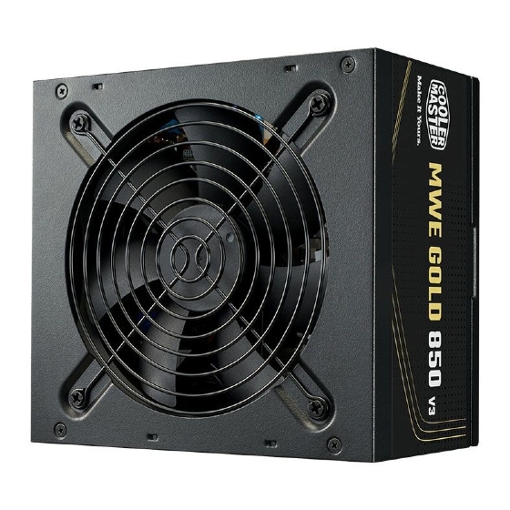 Fonte Cooler Master ATX 3.1 850W Mwe Gold 850 V3 PFC Ativo 80 Plus Gold com Cabo de Força