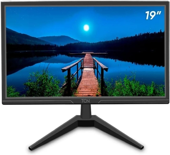 Monitor LED 19" HD 60Hz 5ms HDMI/VGA VESA - Tcn