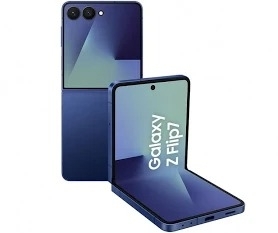Smartphone Samsung Galaxy Z FLIP7 5G, 256GB, 12GB de RAM, Tela de 6,9" + 4,1", Câmera 50MP, Azul
