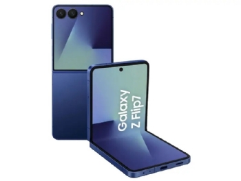 Smartphone Samsung Galaxy Z FLIP7 5G, 512GB, 12GB de RAM, Tela de 6,9" + 4,1", Câmera 50MP, Azul