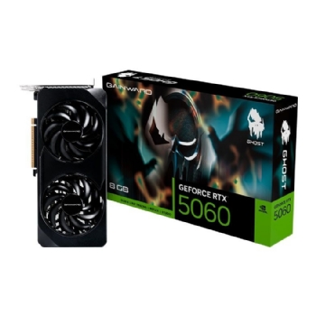 Placa de Vídeo Gainward GeForce RTX 5060 8GB GDDR7 Ghost, DLSS, Ray Tracing