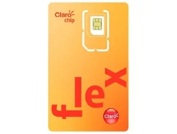 Chip de Celular 5G, Claro com Plano Digital Claro Flex