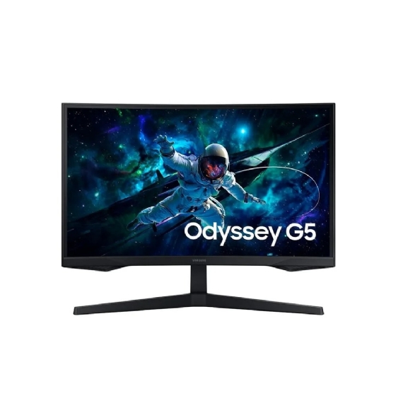 Monitor Gamer Samsung Odyssey G5 27" Curvo Quad HD 165Hz 1ms VA, HDR10, FreeSync, HDMI/DP, Preto