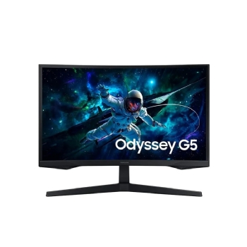 Monitor Gamer Samsung Odyssey G5 27" Curvo Quad HD 165Hz 1ms VA, HDR10, FreeSync, HDMI/DP, Preto