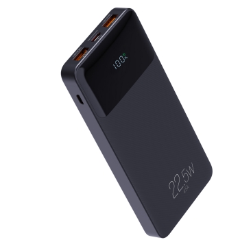 Carregador Portátil Universal ELG, 10200mAh, 2 USB-a, USB-C, Preto, com Display Indicador, PB102BK