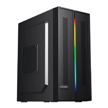 Gabinete Gamer Vinik SG26 Preto Fita de LED RGB, sem Fans sem Fonte - SG26ACBK
