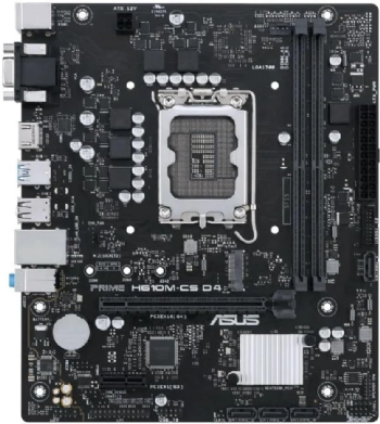 Placa Mãe ASUS Prime H610M-CS D4, Chipset H610, LGA 1700, MATX, DDR4, HDMI/VGA, PCIe 4.0, M.2
