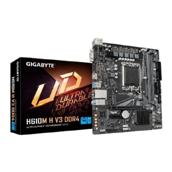 Placa Mãe Gigabyte H610M-H LGA 1700, DDR4, HDMI/VGA, MATX, M.2, USB 3.2, 12/13/14 Ger