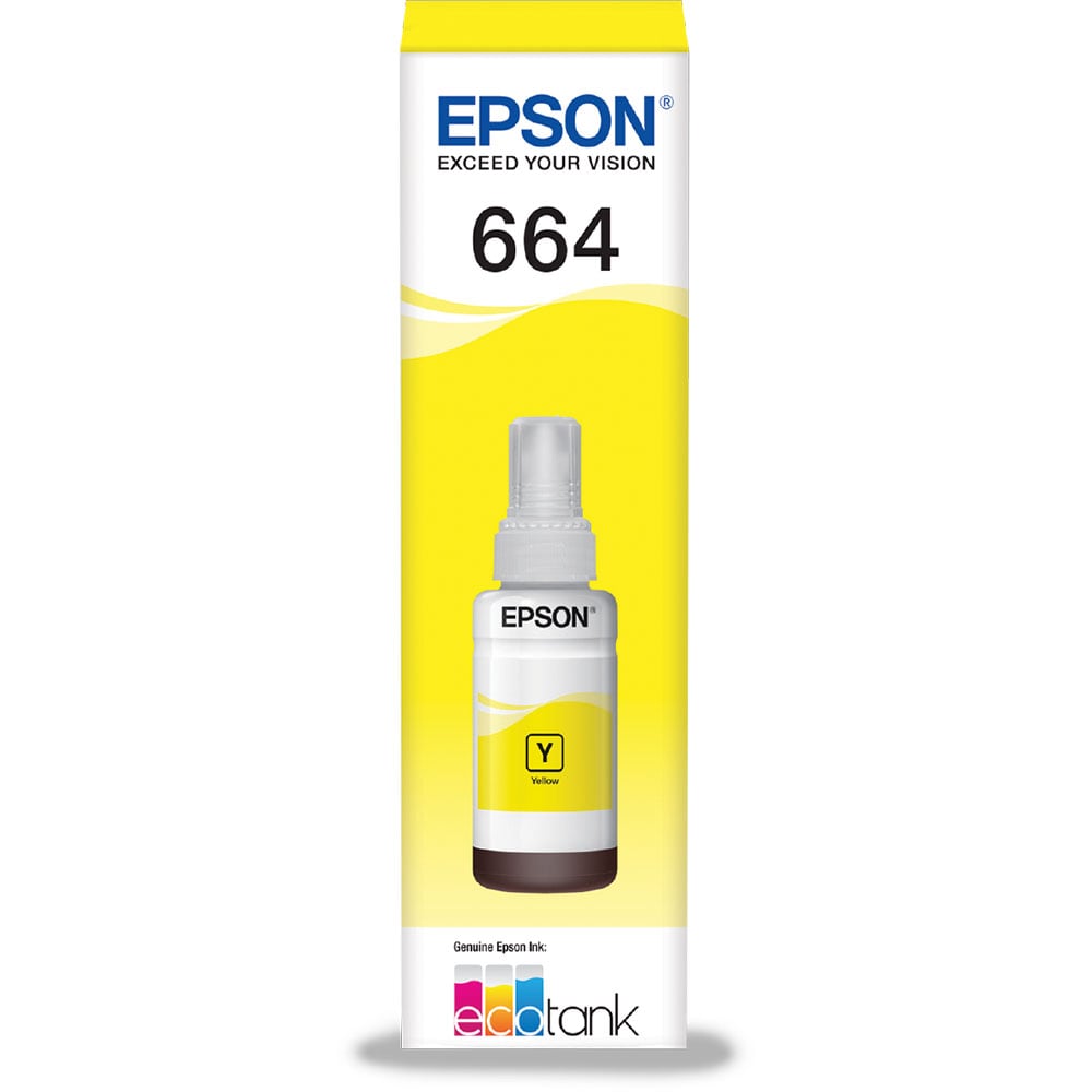 Refil de Tinta Epson Amarelo T664420 70ml