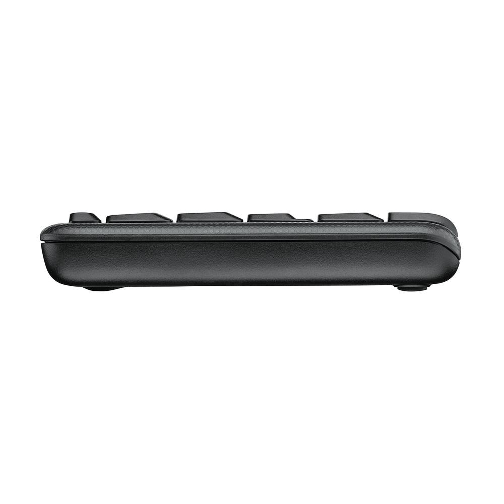 Teclado e Mouse sem Fio Logitech MK220, Compacto, Conexão USB, Pilhas Inclusas, ABNT 2, Preto