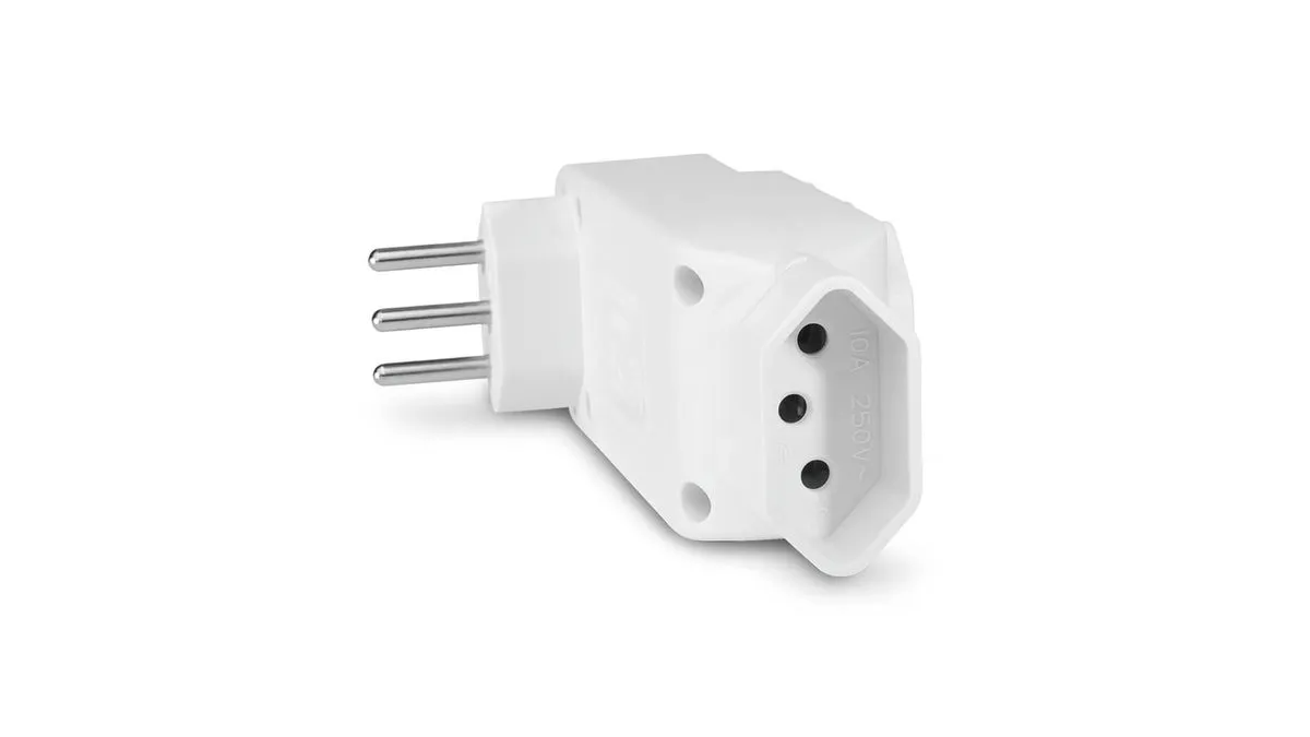 Adaptador 4 Tomadas Branco Multilaser