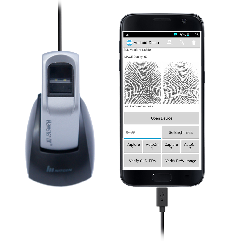 Leitor Biometrico Fingkey Hamster Dx - Nitgen