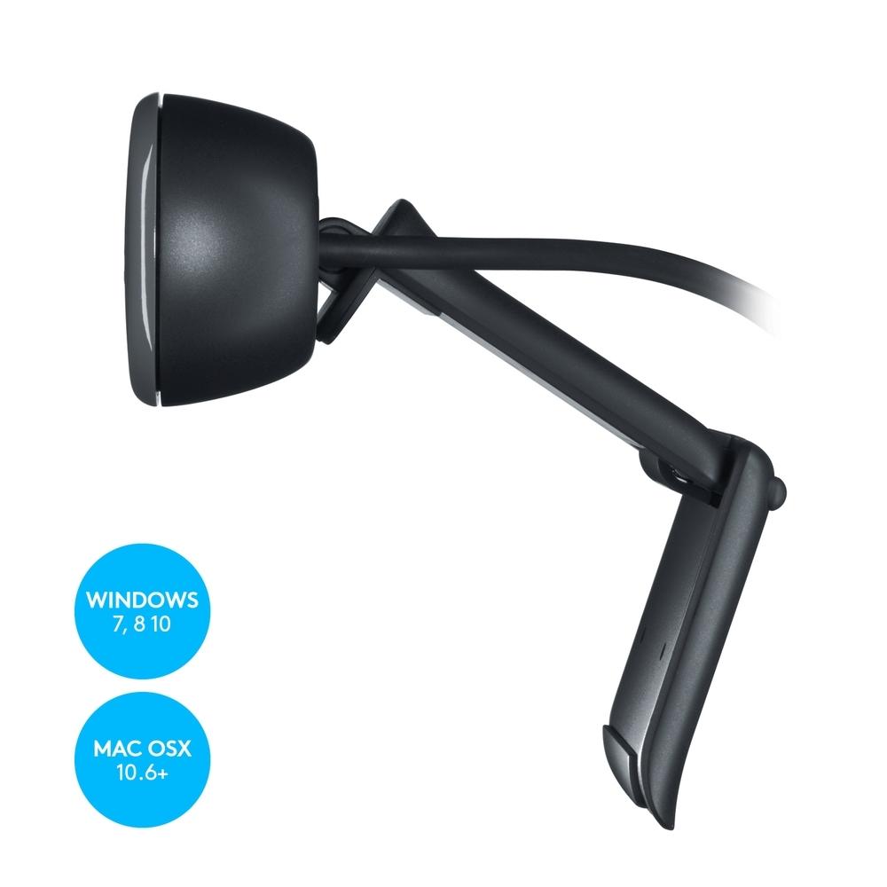 Webcam HD Logitech C270, 720P, 30 Fps, Microfone Integrado, USB 2.0 - 960-000694