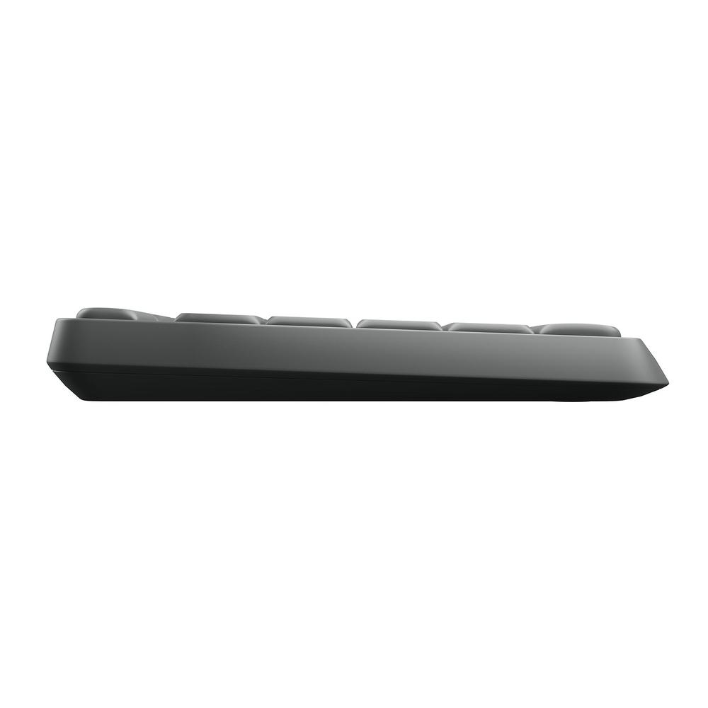 Teclado e Mouse sem Fio Logitech MK235 com Conexão USB, Pilhas Inclusas e Layout ABNT2, Preto