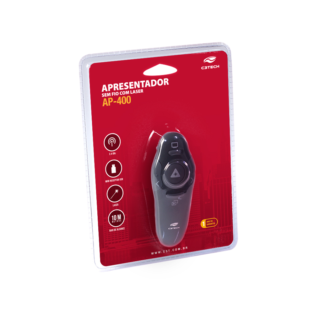 Apresentador sem Fio - C3 Tech