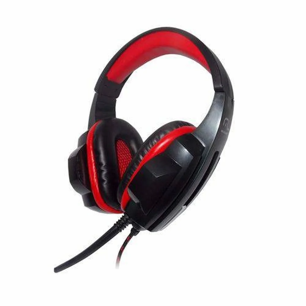 Headset Gamer Multilaser P2 Preto/Vermelho - PH120 - Multilaser
