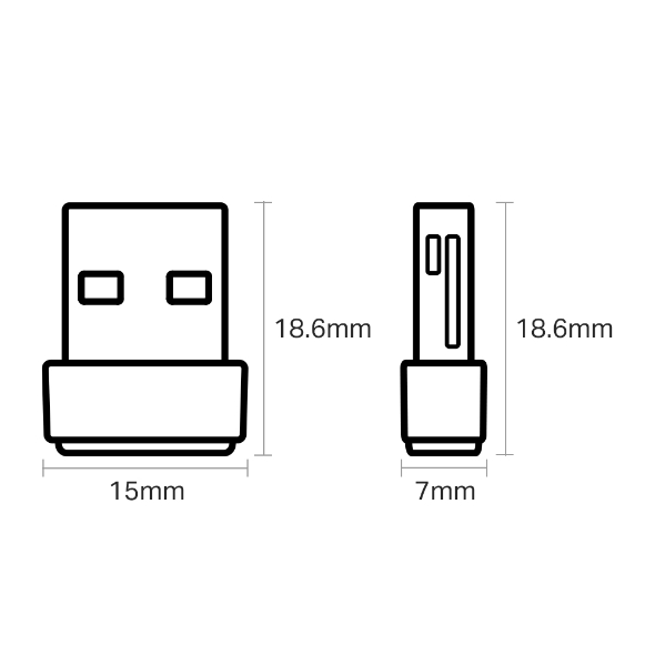 Adaptador USB Wireless Nano Dual Band AC600 - Tp-Link