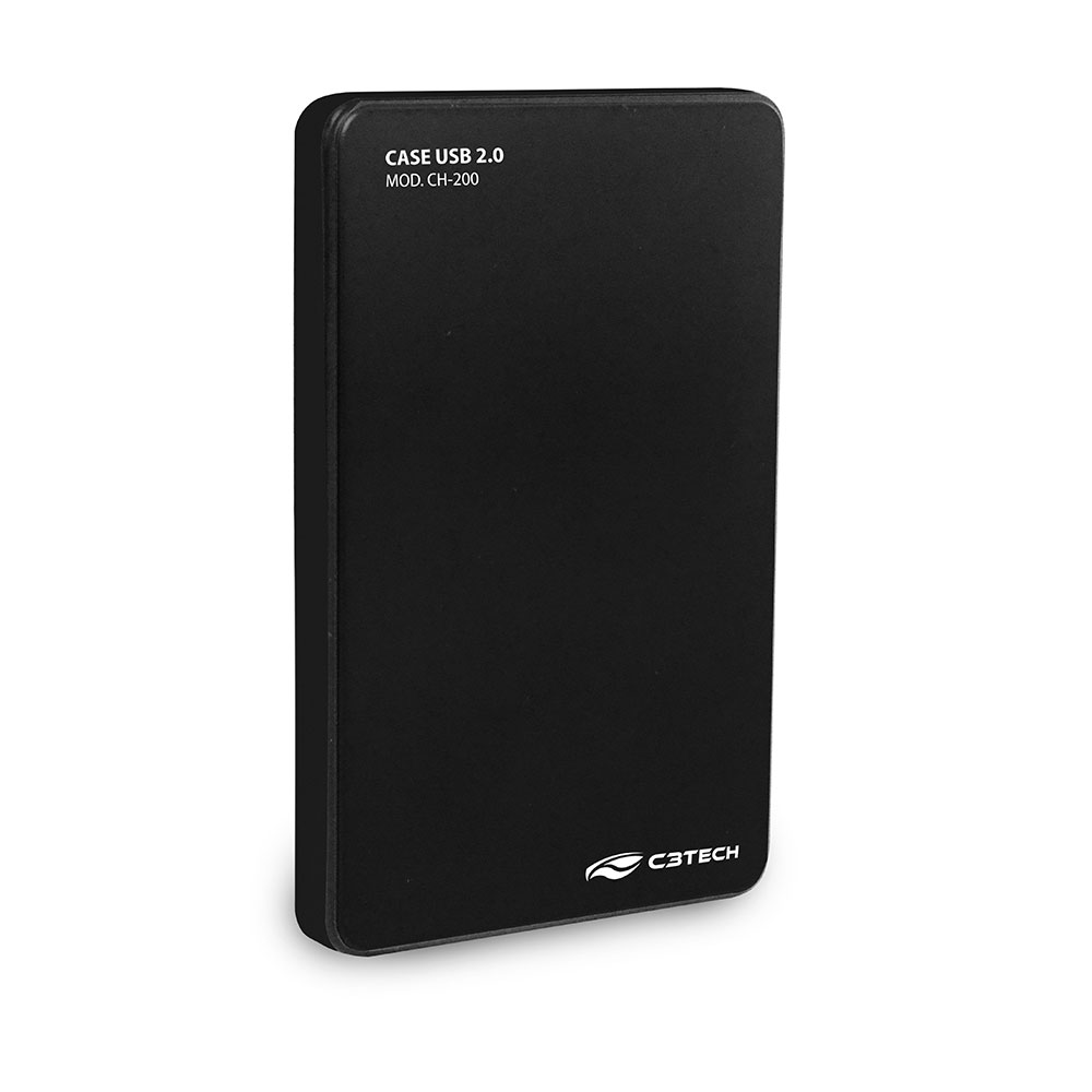 Gaveta Externa para HD 2.5 USB CH200 Preto - C3 Tech
