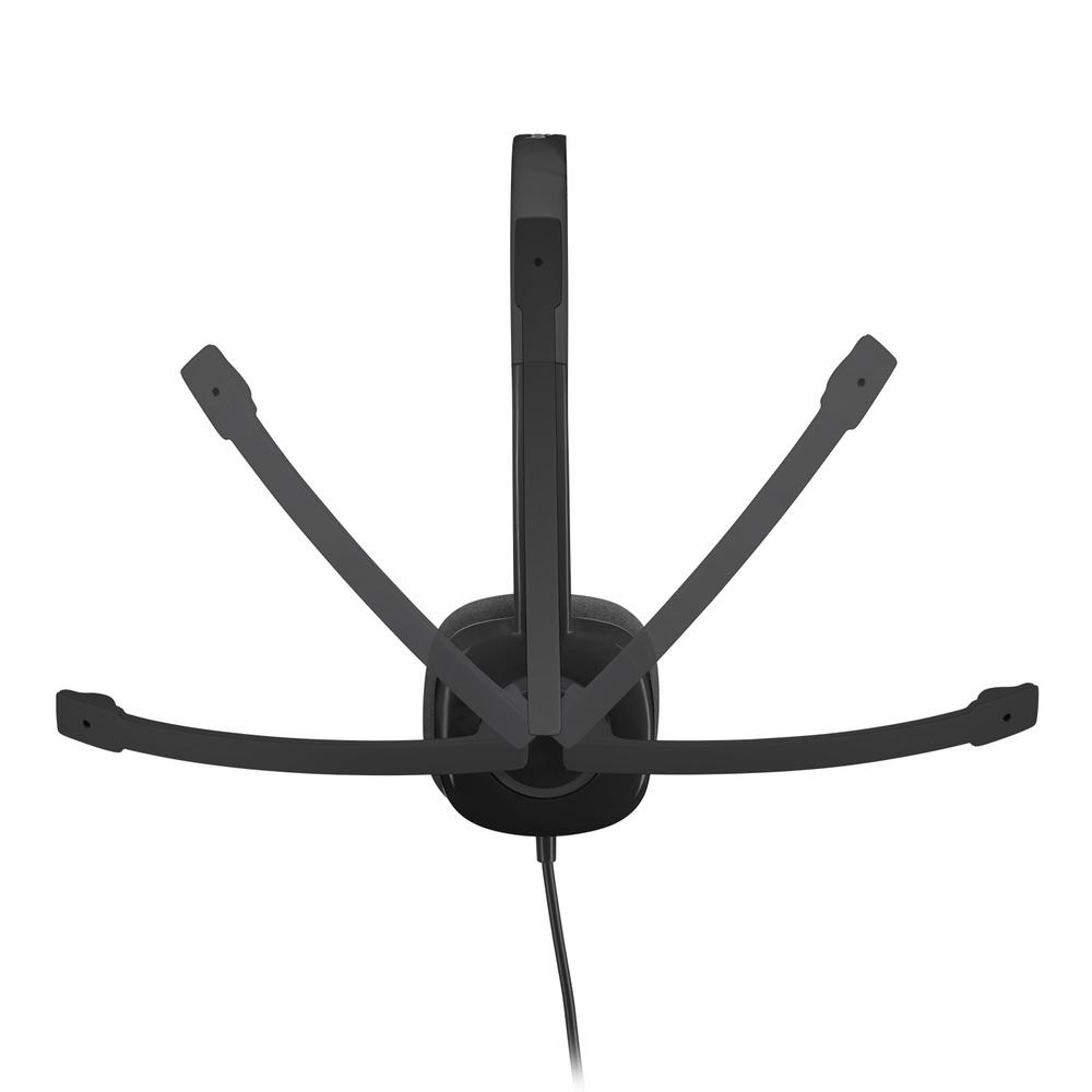 Headset com Fio Logitech H151 com Microfone com Redução de Ruído e Conexão 3,5mm - 981-000587