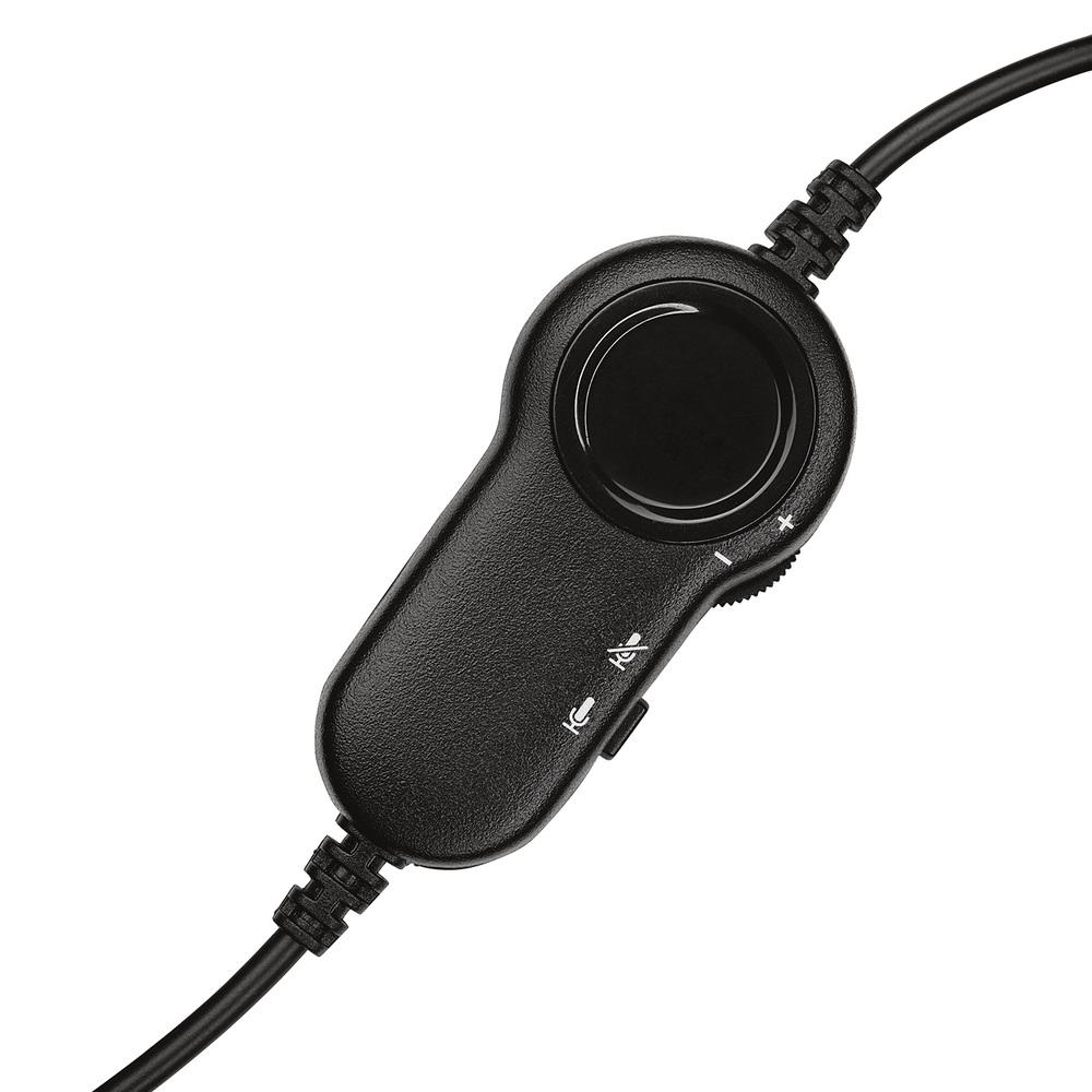 Headset com Fio Logitech H151 com Microfone com Redução de Ruído e Conexão 3,5mm - 981-000587