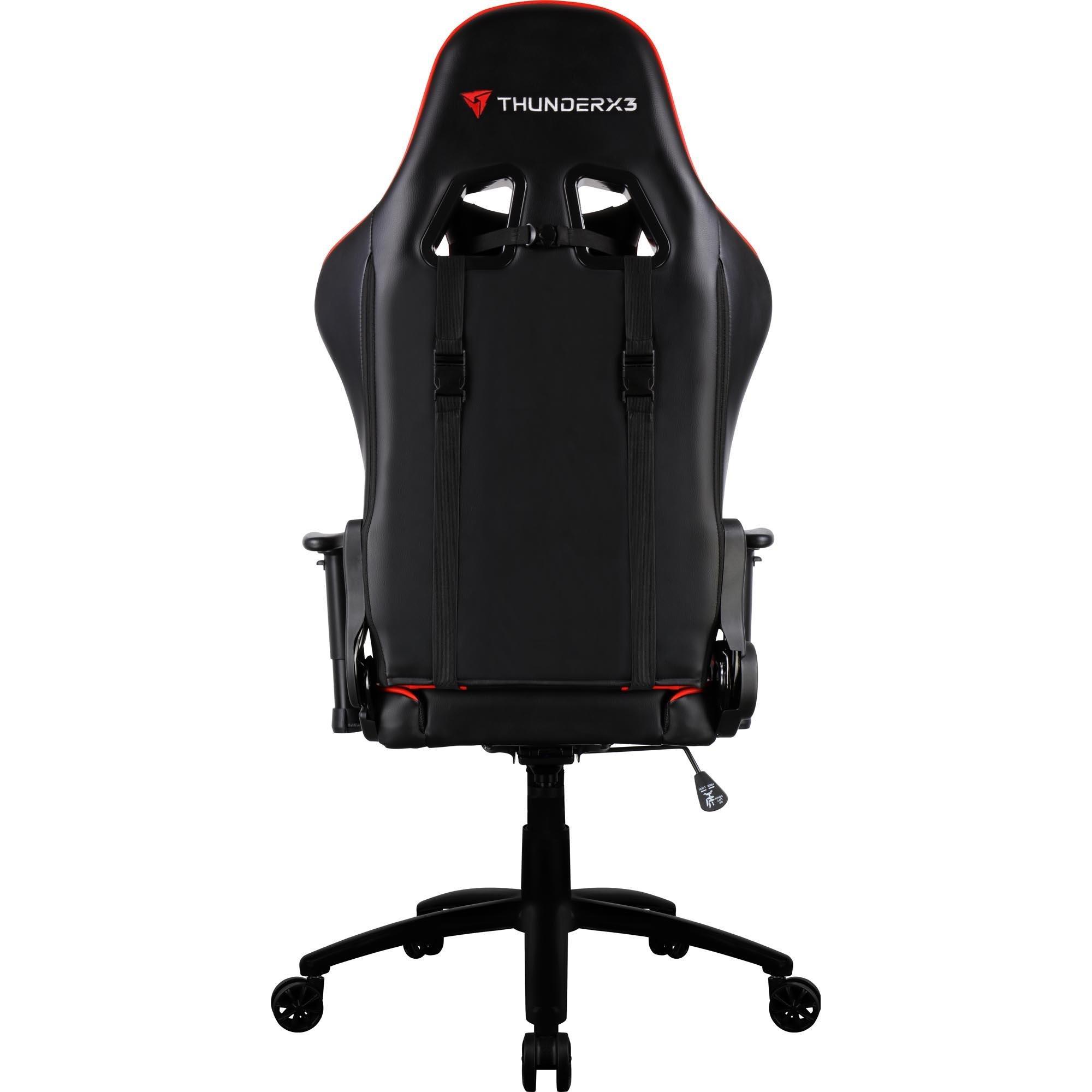 Cadeira Gamer TGC12 Preto e Vermelho - THUNDERX3