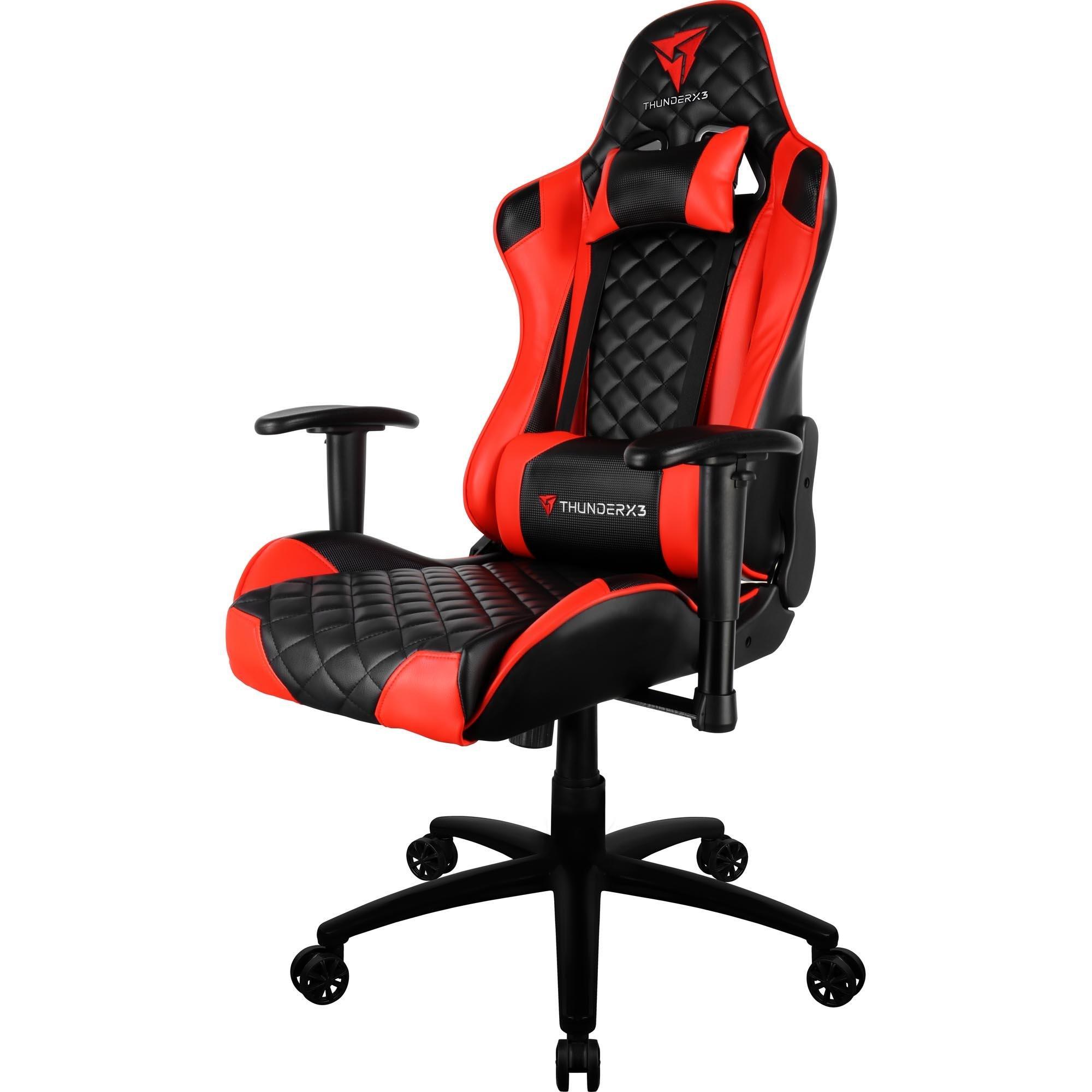 Cadeira Gamer TGC12 Preto e Vermelho - THUNDERX3