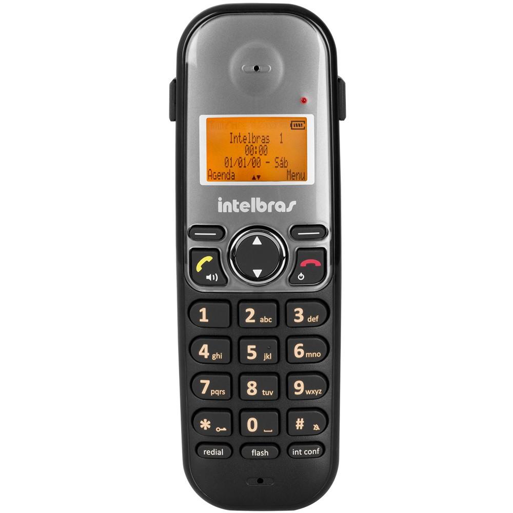 Telefone sem Fio Intelbras TS 5120, Display Luminoso, Identificador de Chamadas, Modo Babá